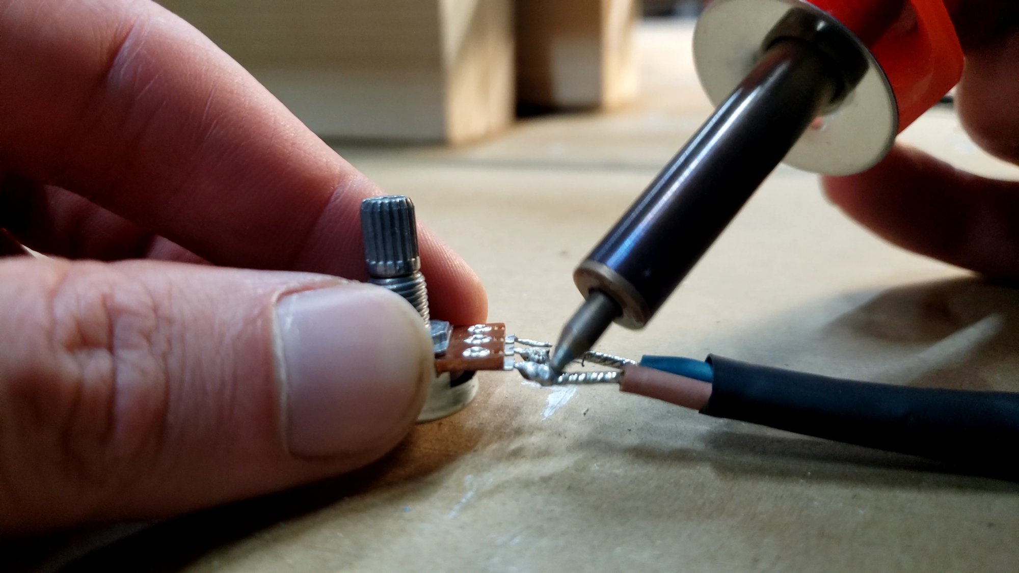 1 1 solder potentiometer