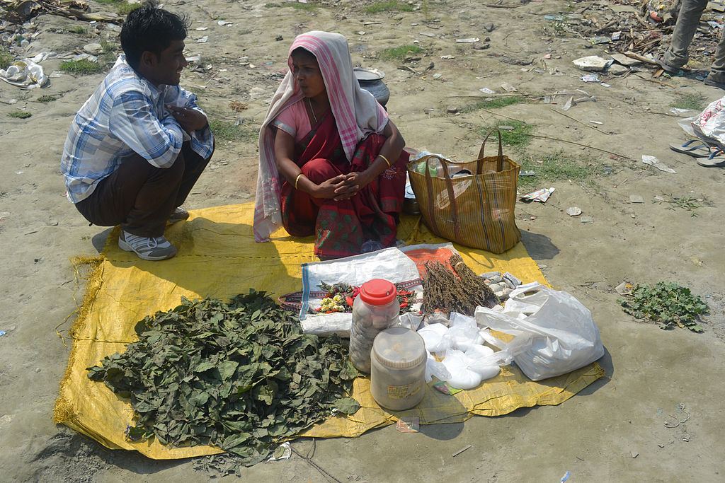 1024px Woman selling Cannabis and Bhang in Guwahati Assam India