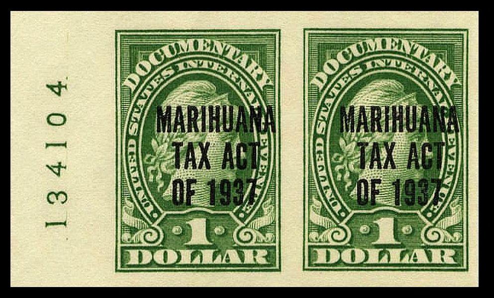1937 irs tax stamp