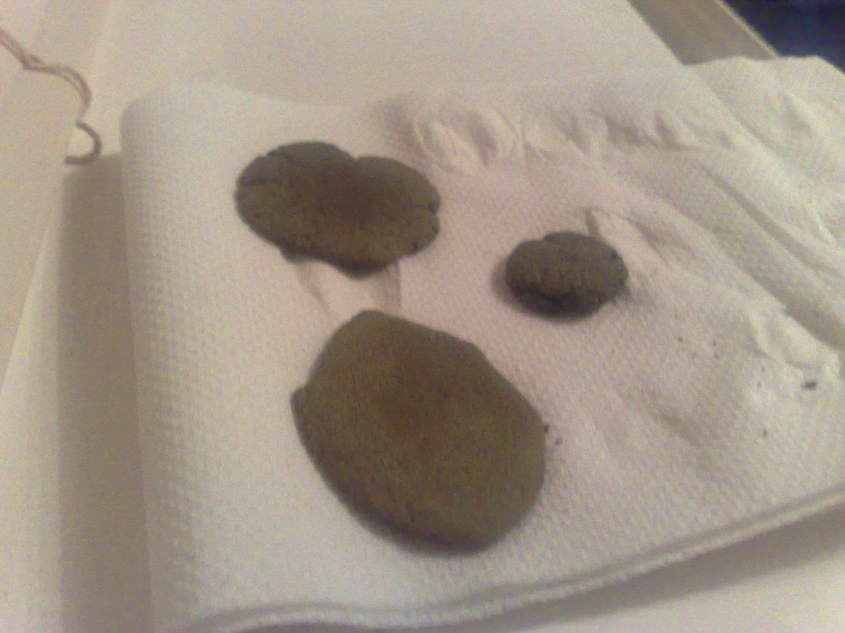 1st attempt at making hash with bags 9