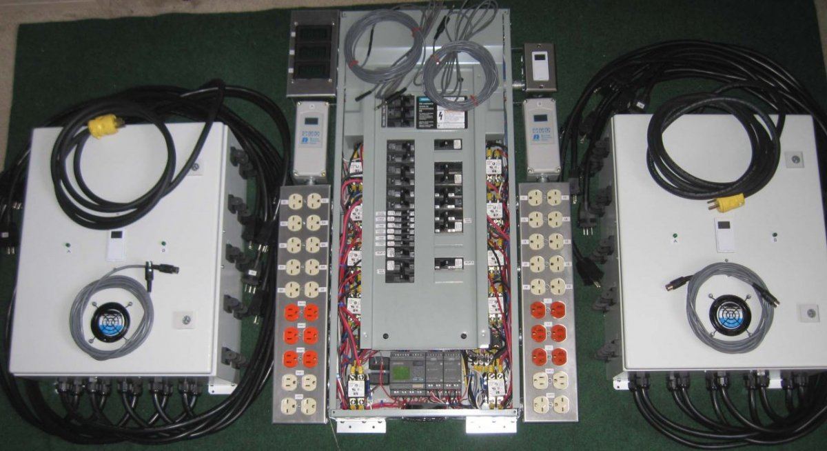 3 phase loadcenter  2 x 10 ballast flips