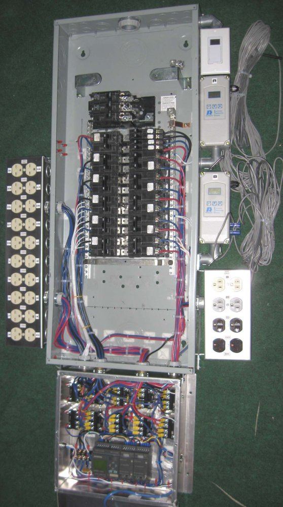 3 phase panel with 20 ballast flip sync