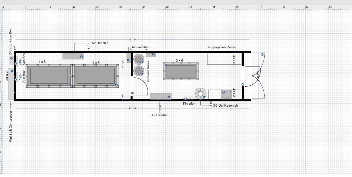 40ft Container Grow Room