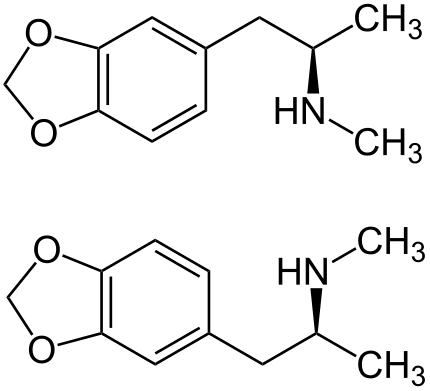 430px  MDMA Formel Structural Formulae