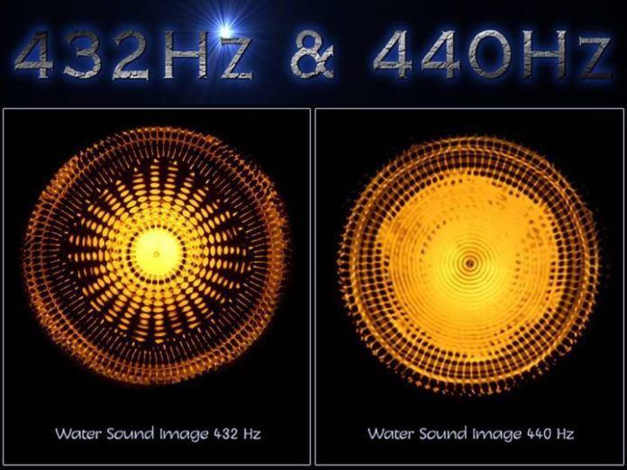 432hz vs 440hz water sound image 696x522