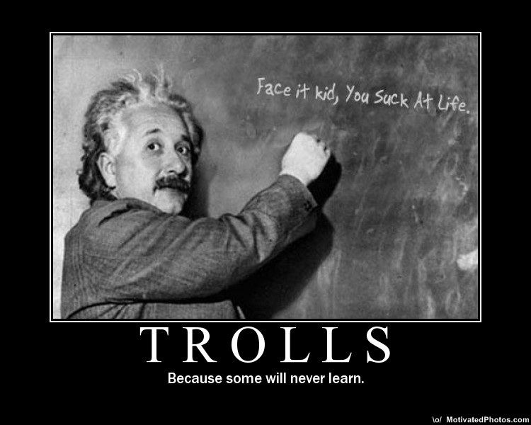Albert einstein trolls