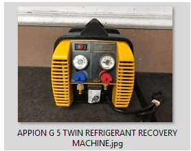 Appion g 5  appion g1 refrigerant recovery machines   can these be used for butane recovery