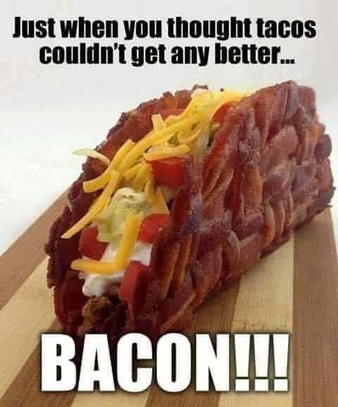 Bacon tacos