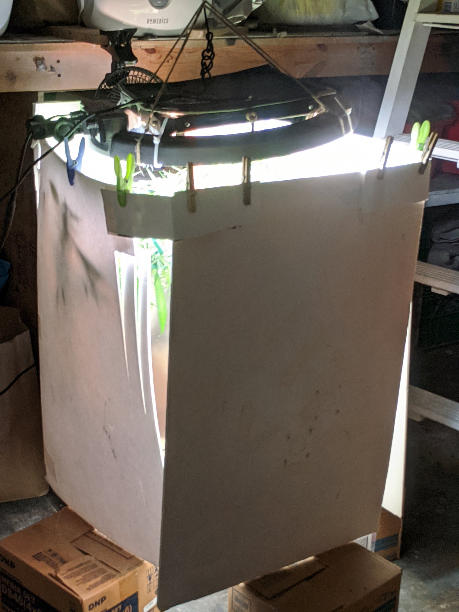 Bag seed grow   macgyver setup 3