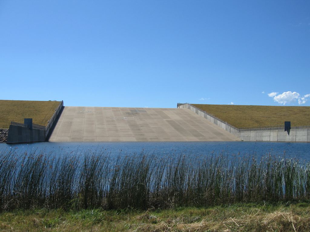 Chatfield Dam spillway
