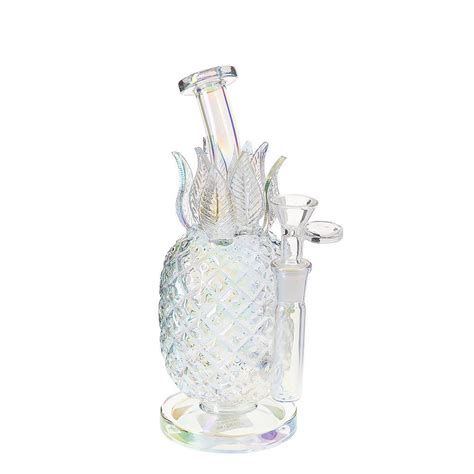 Clear Glass Pineapple Bong