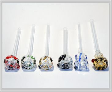 Color glass bong accessories bowl stem slider 6