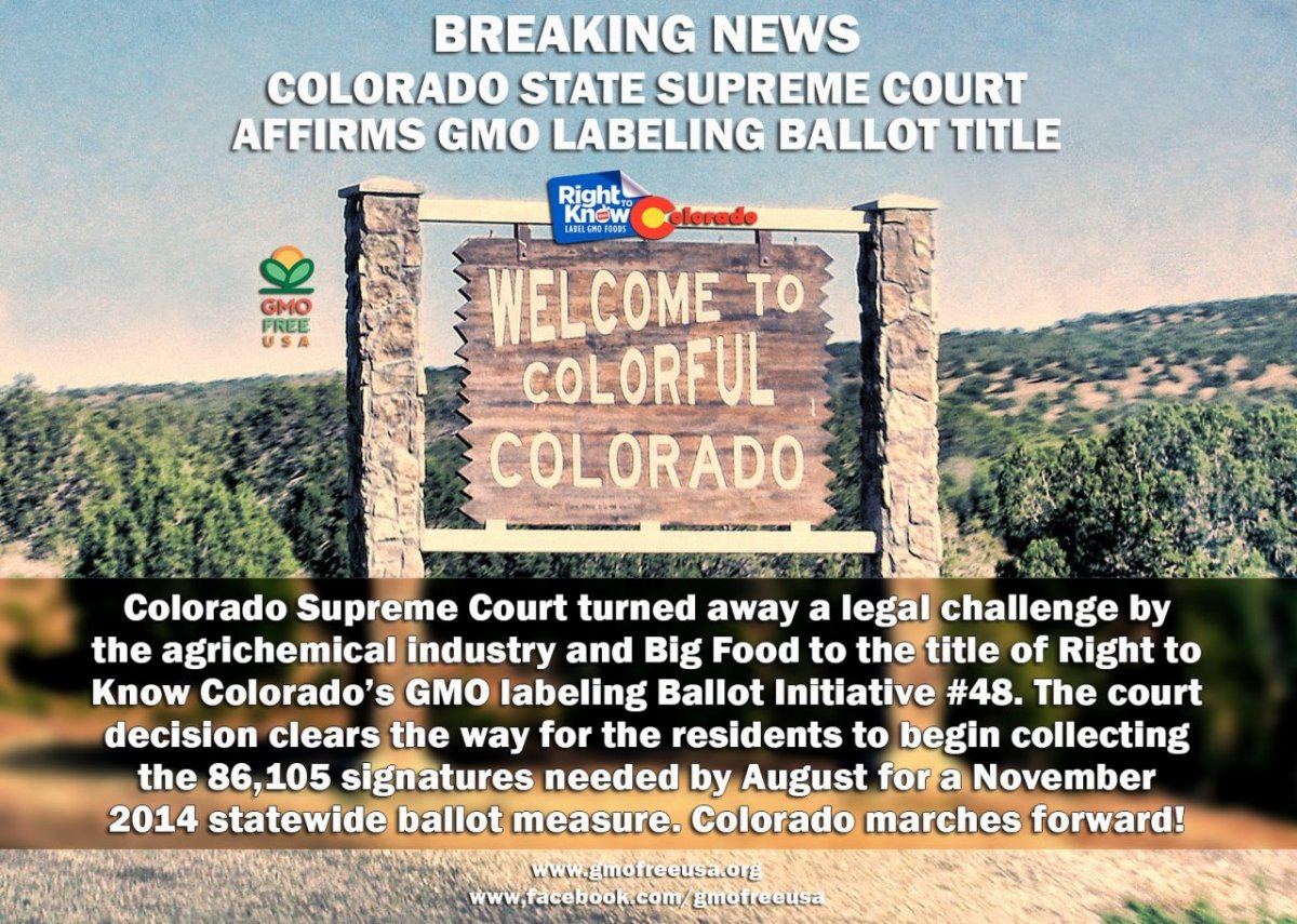 Colorados  gmo labeling battle has begun