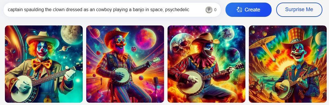 Cowboy in space