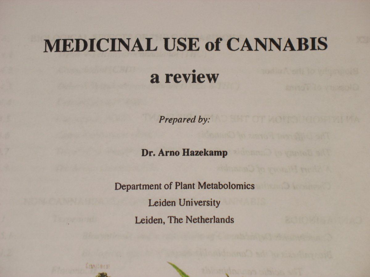 Definative report on cannabis as medicine 2