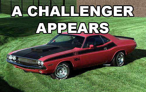 Dodge challenger appears