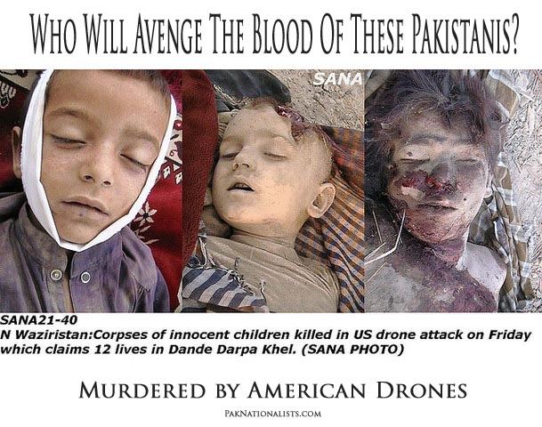 Drone attack victims