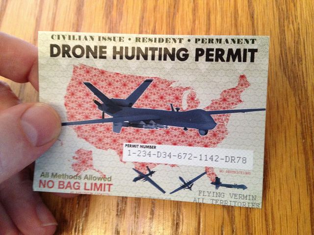 Drone hunting permit