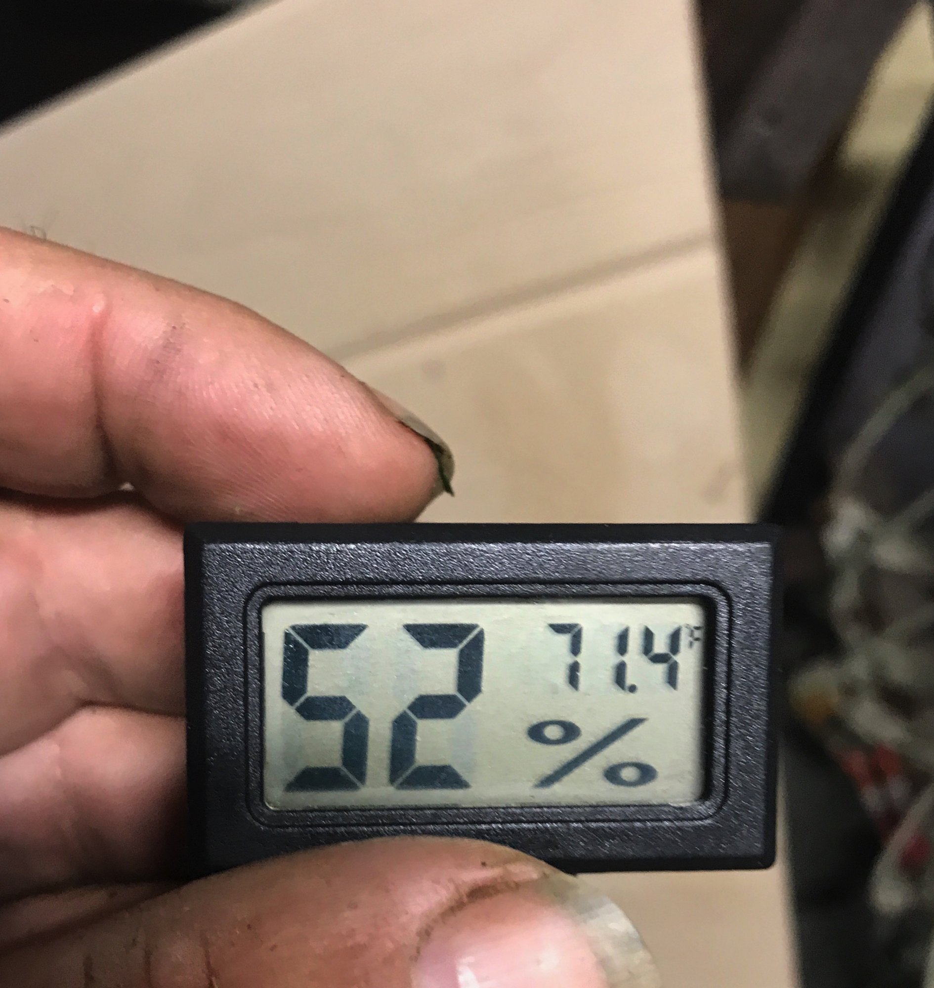 Drying temp hum