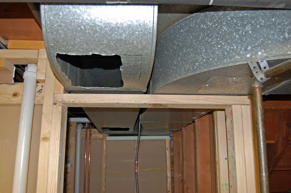 Duct first holes