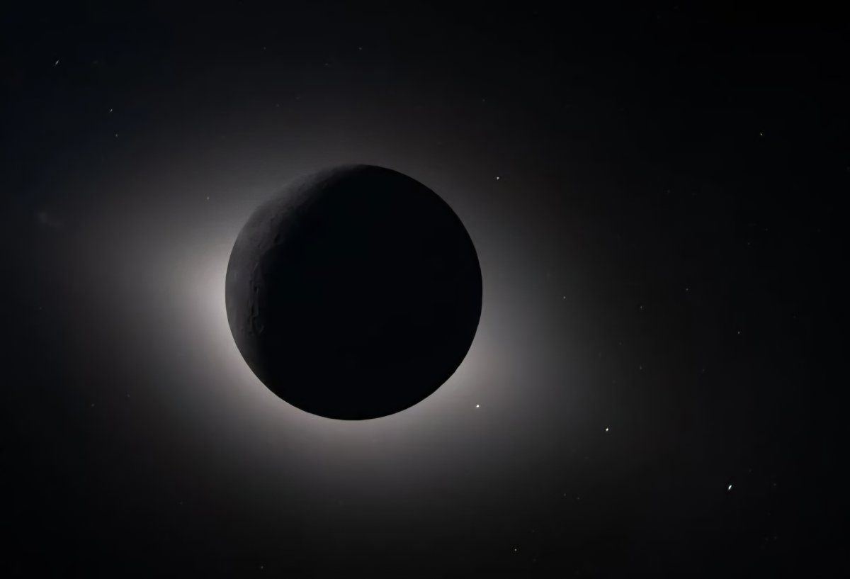 Eclipse from space 1