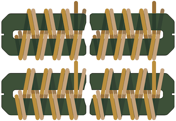 Egzosets artwork symetry issues trying to illustrate 2 sided PCBoard stuffing 2022 Jan 24 