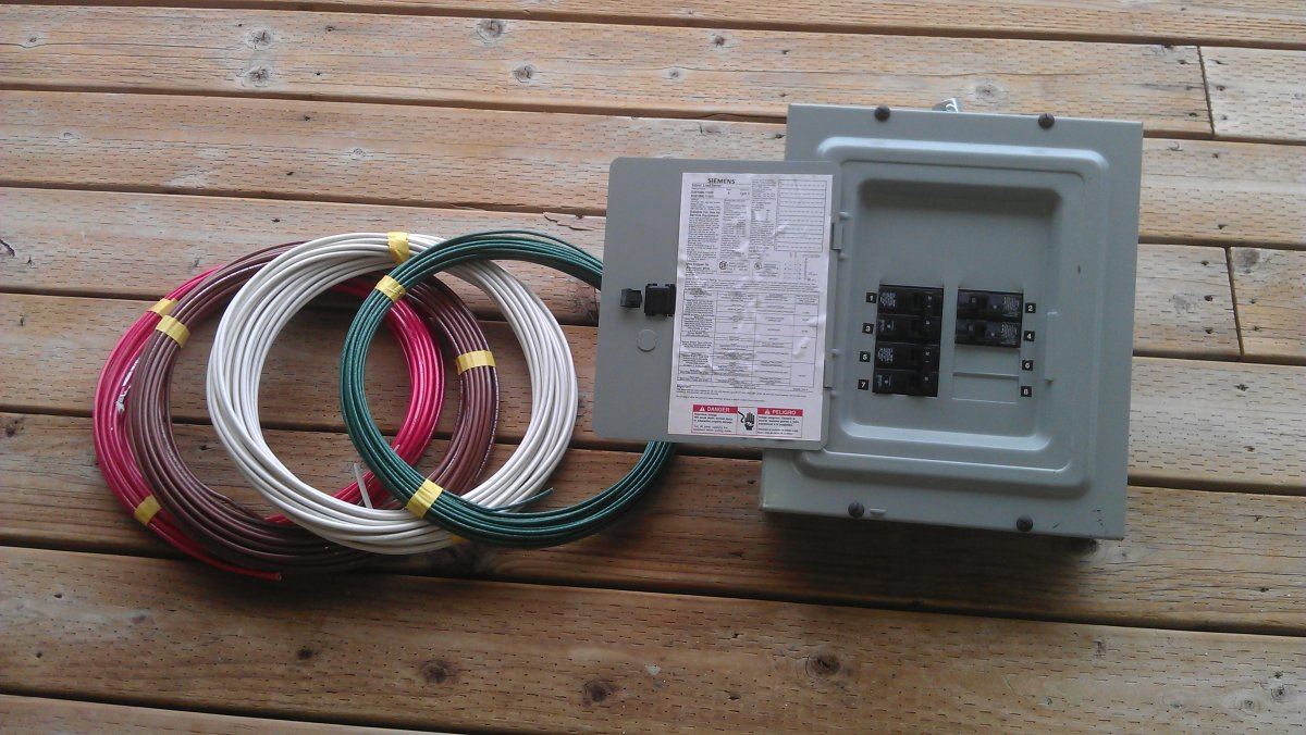 Electrical wire and sub panel