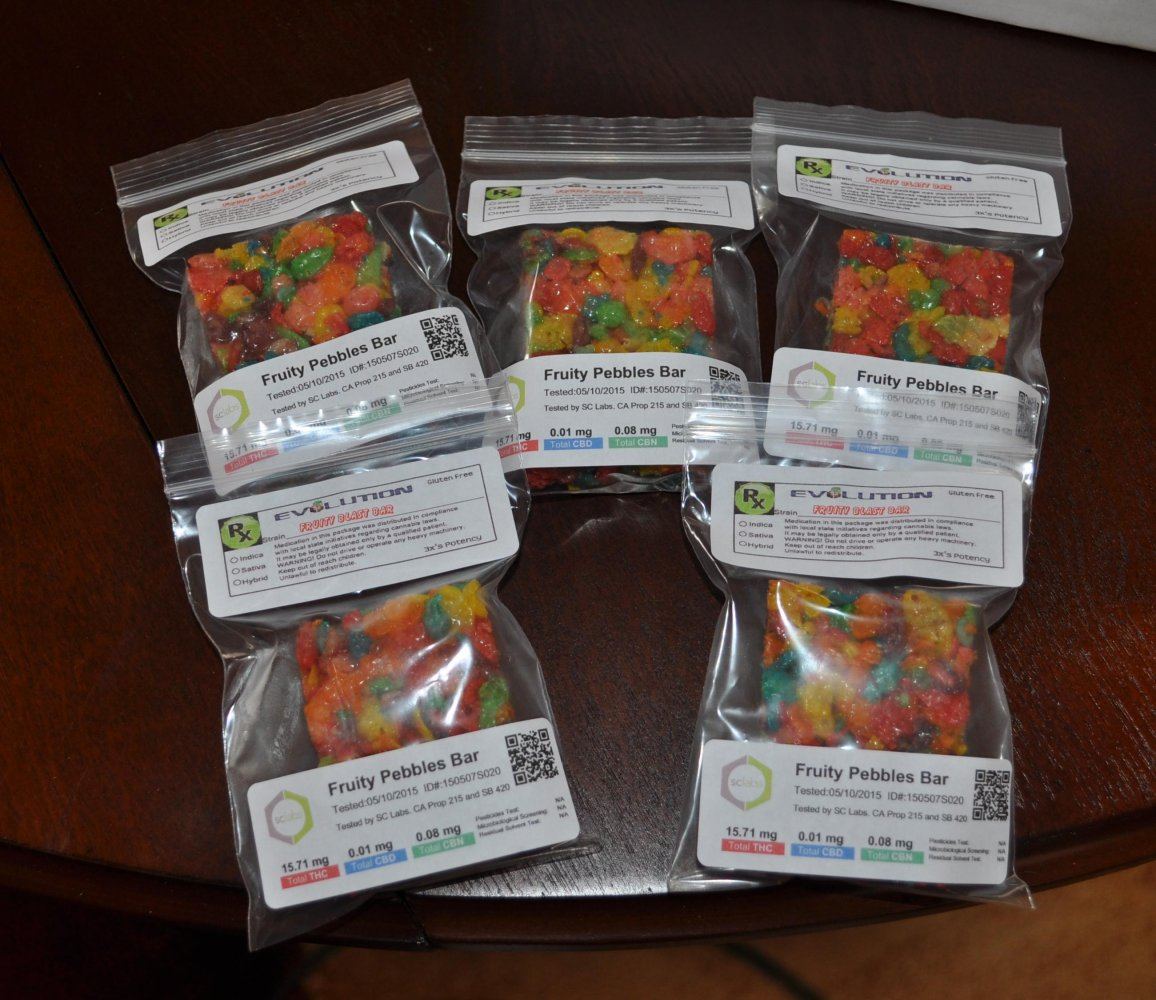 Evolution fruity blast bars 3