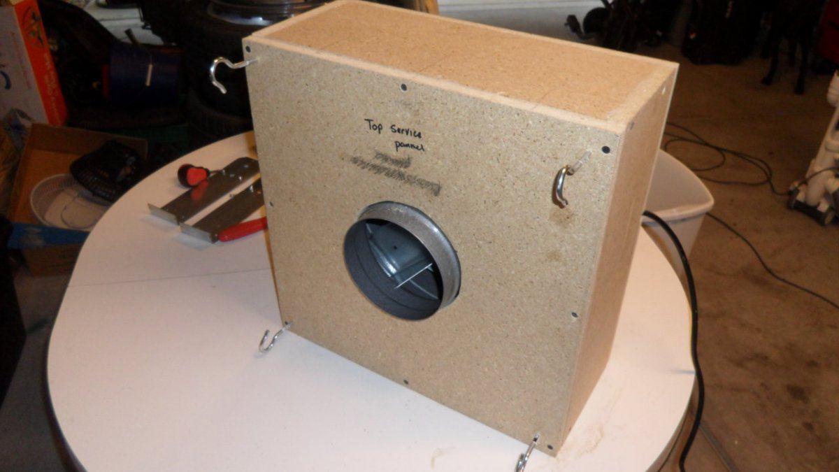 EXHAUST FAN SOUND PROOF BOX FINISHED