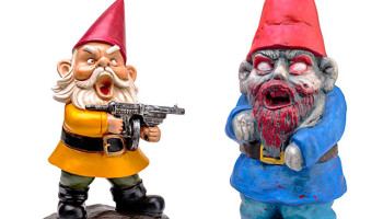 F439 zombie garden gnomes