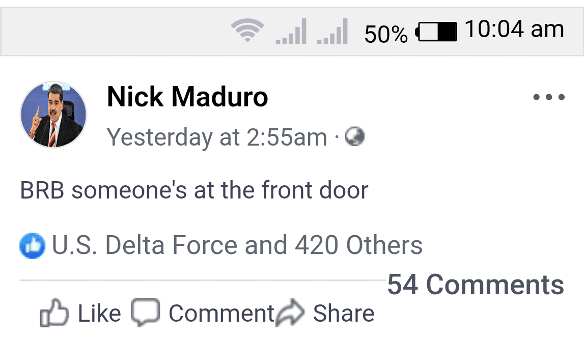 Facebook post