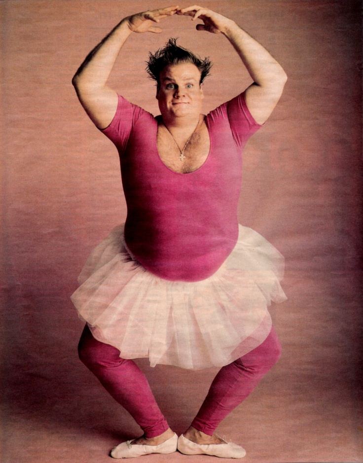 Farley in a tutu