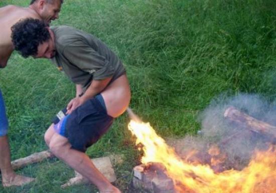 Fire farting