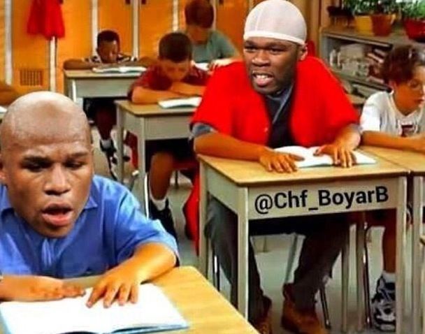 Floyd Mayweather Reading Meme