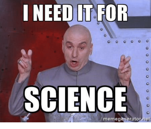 For science