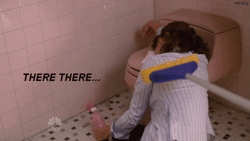 Funny gif wasted guy toilet