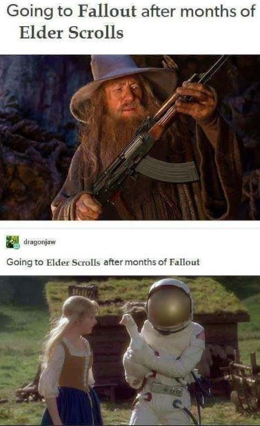 Gandalf astronaut