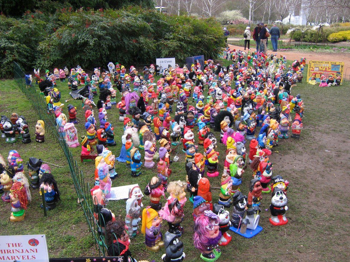 Garden gnomes   commonwealth park canberra