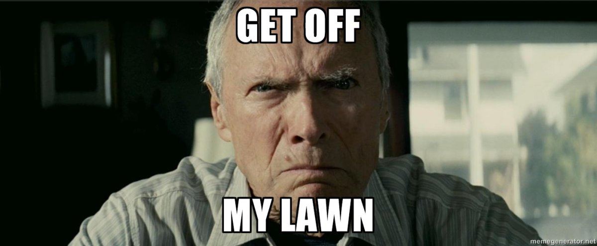 Get off mylawn