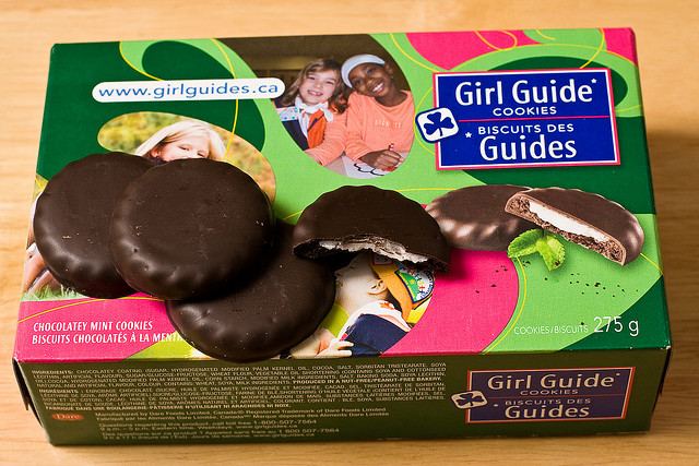 Girl guide cookies cookies