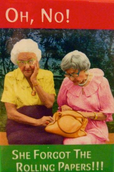 Grandma forgot her papers