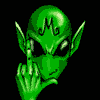 Green alien m