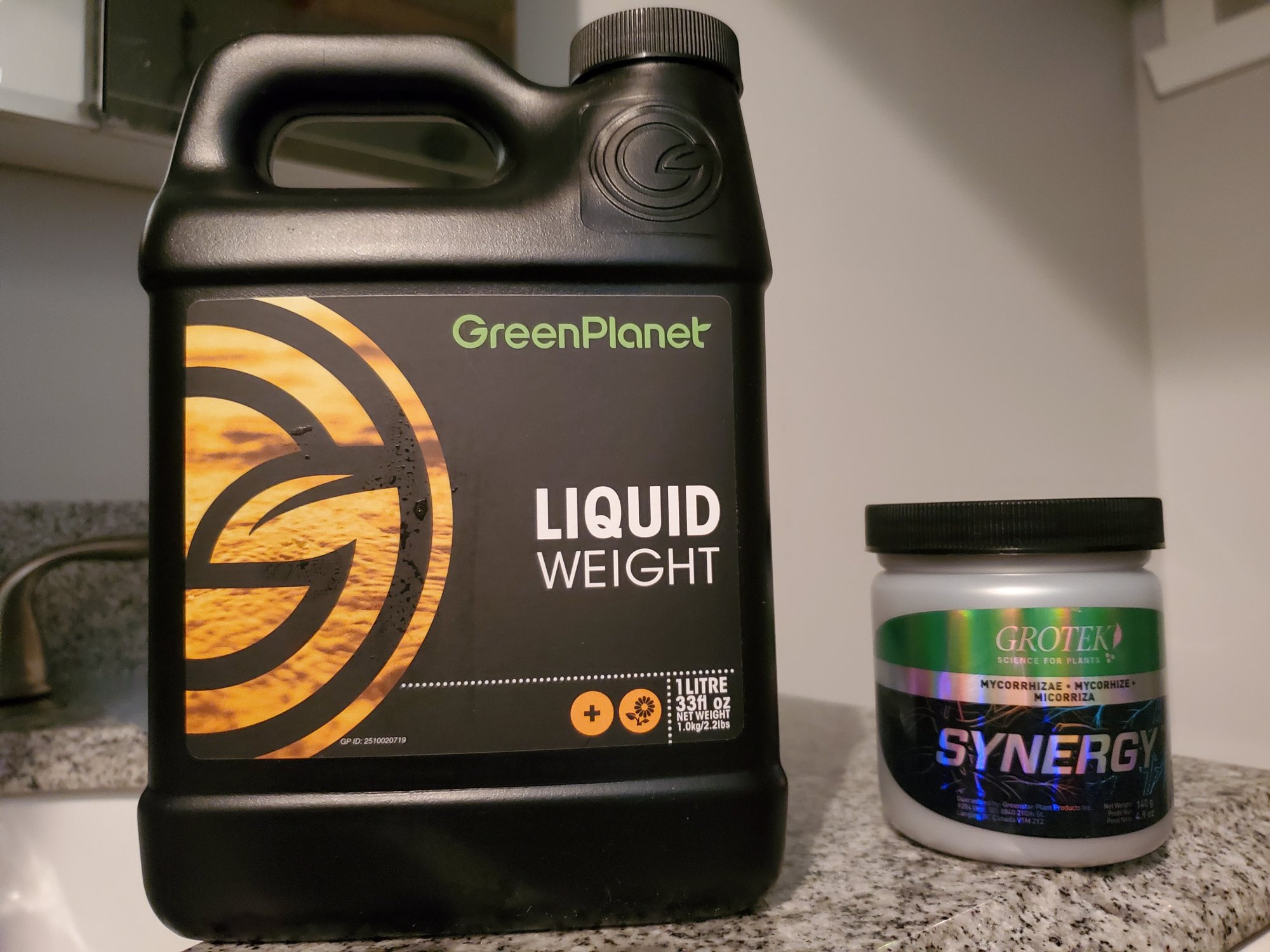 Grotek synergy and green planet water weight