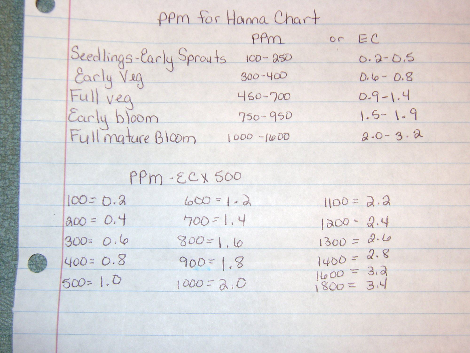 Hannah feed schedule 001
