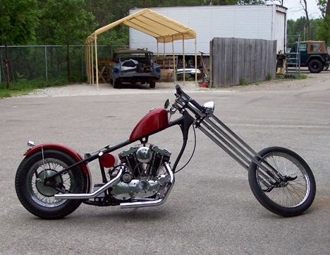 Harley Sportster Ironhead Chopper 468x361