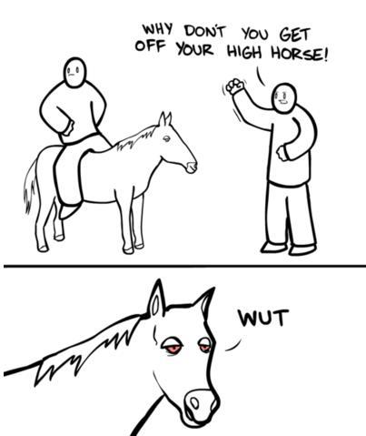 High horse