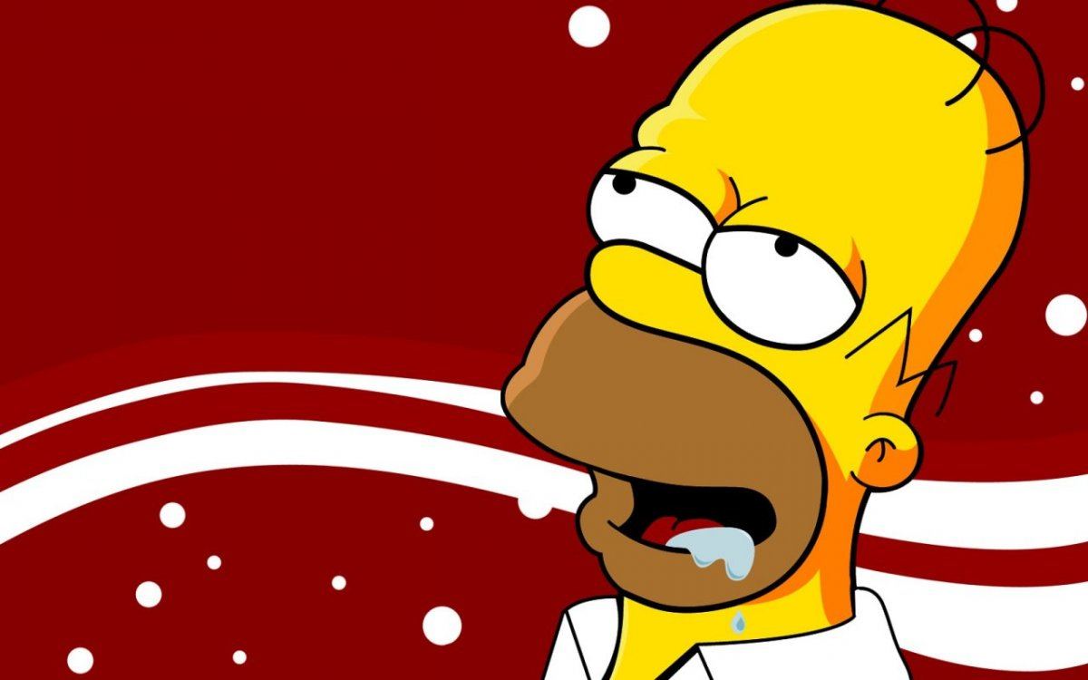 Homer drooling 1680x1050
