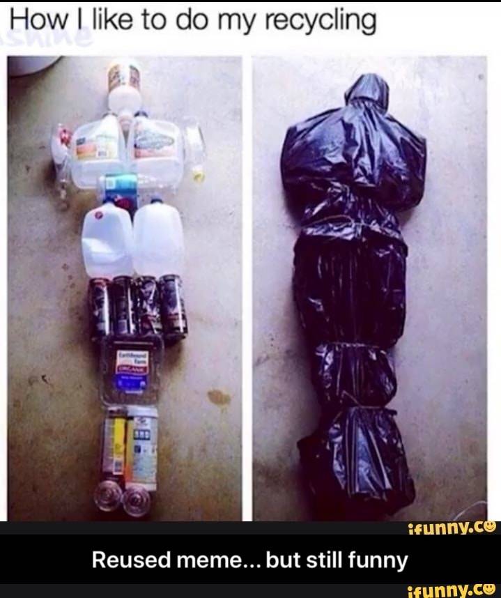 How I like to do my recycling
