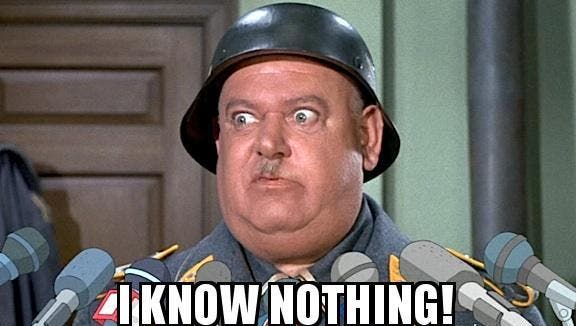 I know nothing rhbfpk