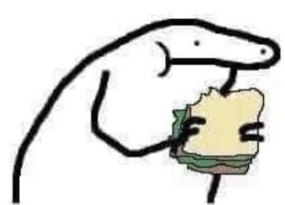 Im eating a sandwich